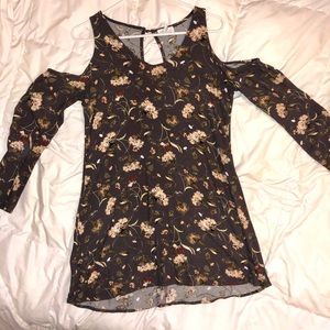 Cut Out shoulder dress